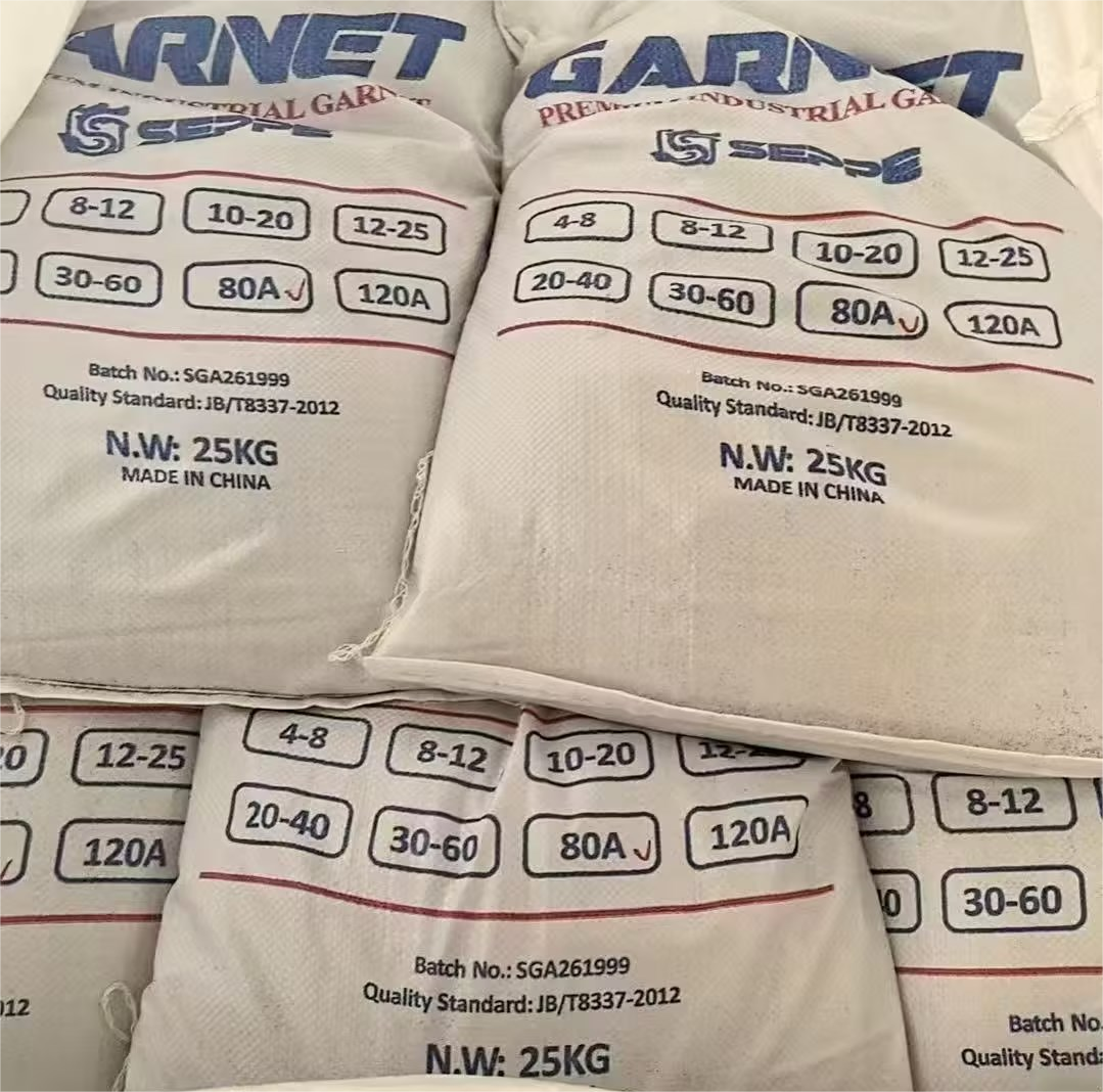25kg woven bag packaging for garnet abrasive