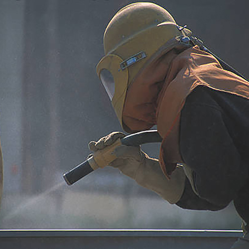 sandblasting