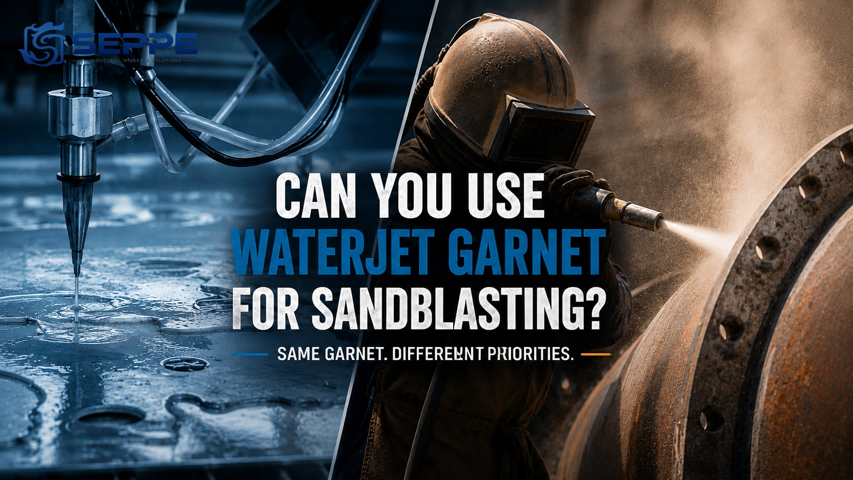 Can You Use Waterjet Garnet for Sandblasting?