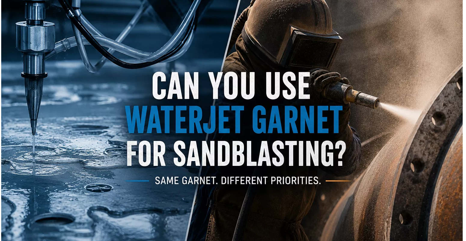 Can You Use Waterjet Garnet for Sandblasting?